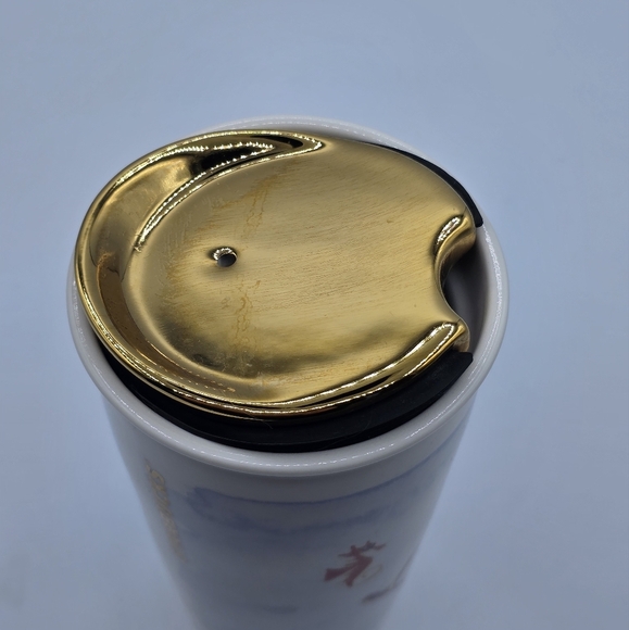 Starbucks 2015 Mermaid Siren Ceramic Tumbler Travel Mug Cup - Picture 4 of 8